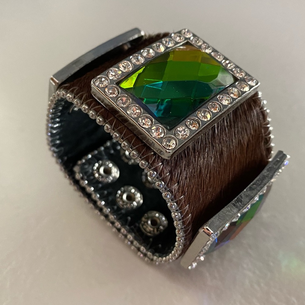 Leather cuff bracelet